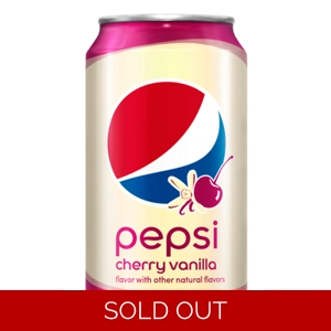 Pepsi Cherry Vanilla American Soda 355ml Can